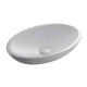 Lavatorio Citera Linea Oval De Apoyo Blanco