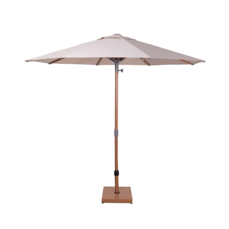 SOMBRILLA ALUMINIO 2.75M ALUMINIO NATURAL-BEIGE LINWOOD