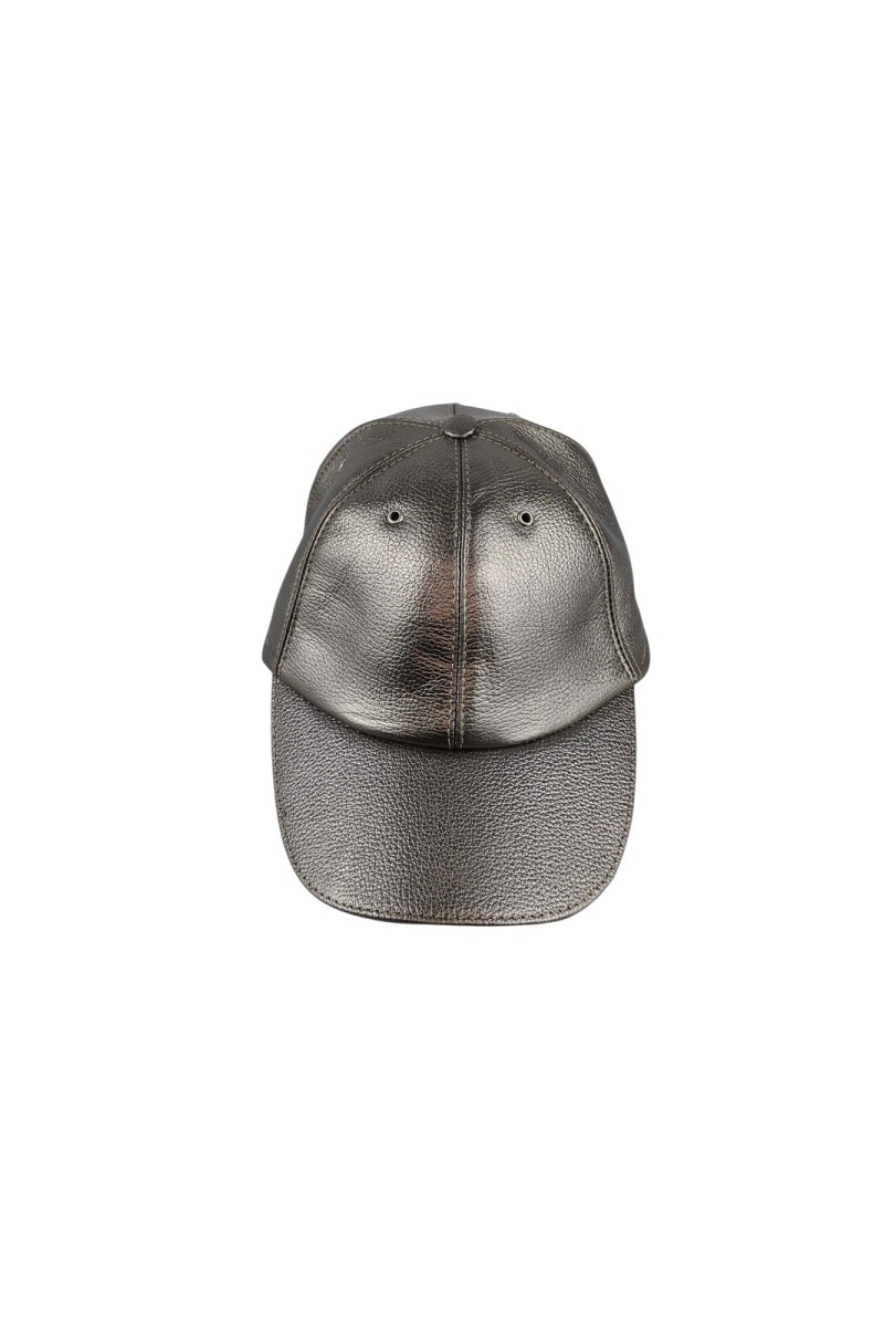 Gorro de cuero tipo beisbol Peltre