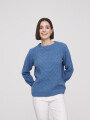 Sweater Allora Azul Grisaceo