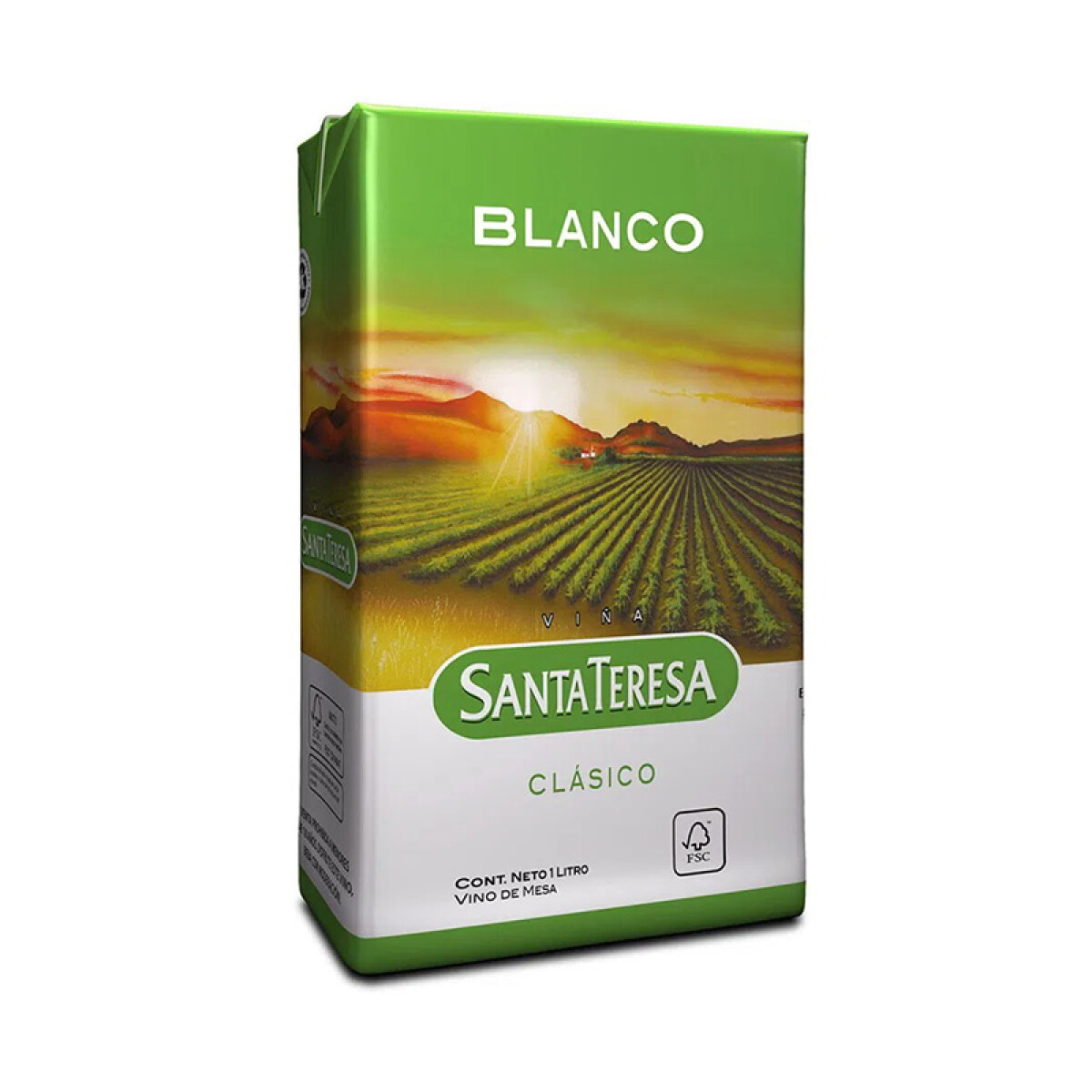 Vino SANTA TERESA 1L - Blanco clásico 