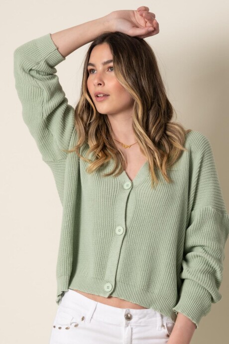 CARDIGAN LUGO MENTA