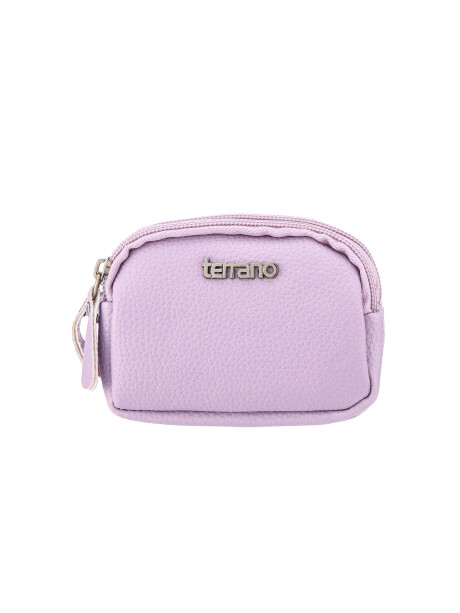 Portamonedas Doble Cierre Lila