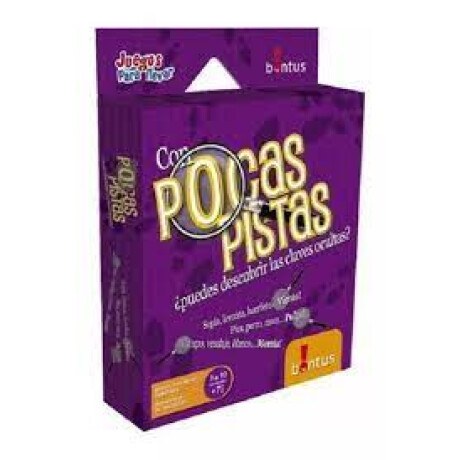 Pocas Pistas Juego de Pista Pocas Pistas Juego de Pista