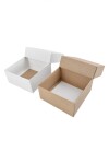 Caja Cuadrada 12x12x6 cm REVERSIBLE BLANCO MADERA