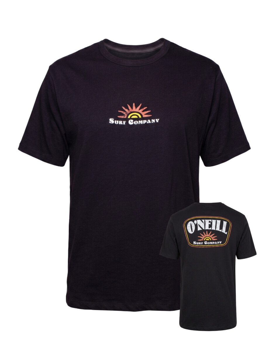 Remera O'Neill Retro Sun Badge - Negro 