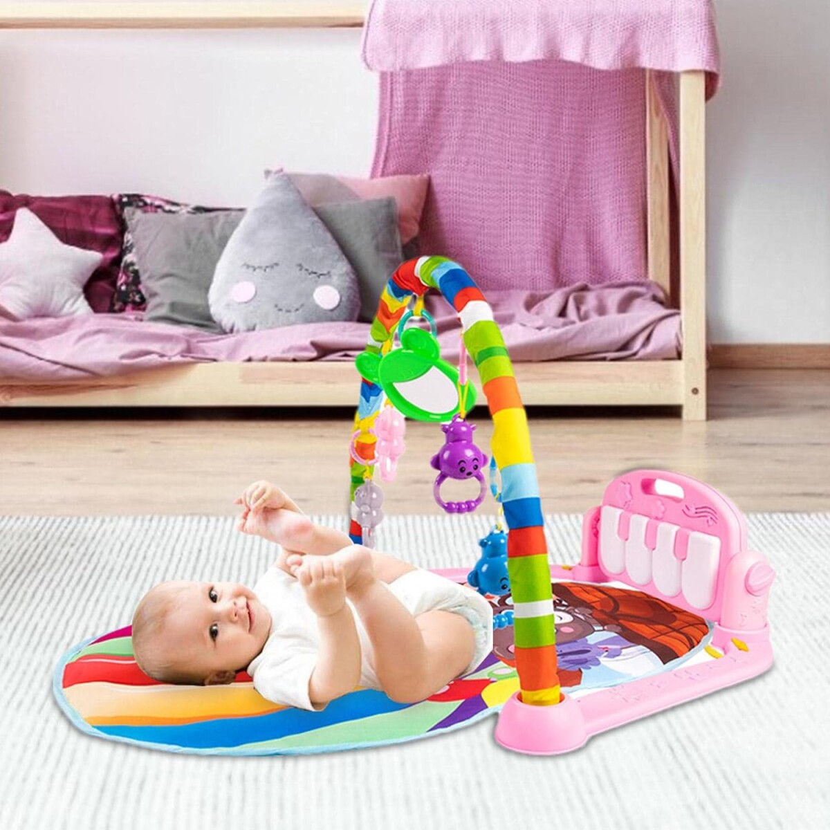 Gimnasio Musical Para Bebè Con Piano 