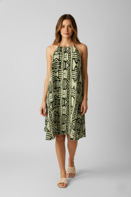 Vestido Gaule Estampado 1