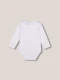 Body De Circular Con Cuello Popelin Blanco Optico