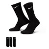 Medias Nike Everyday Ltwt Media larga 3-Pack de Hombre Negro