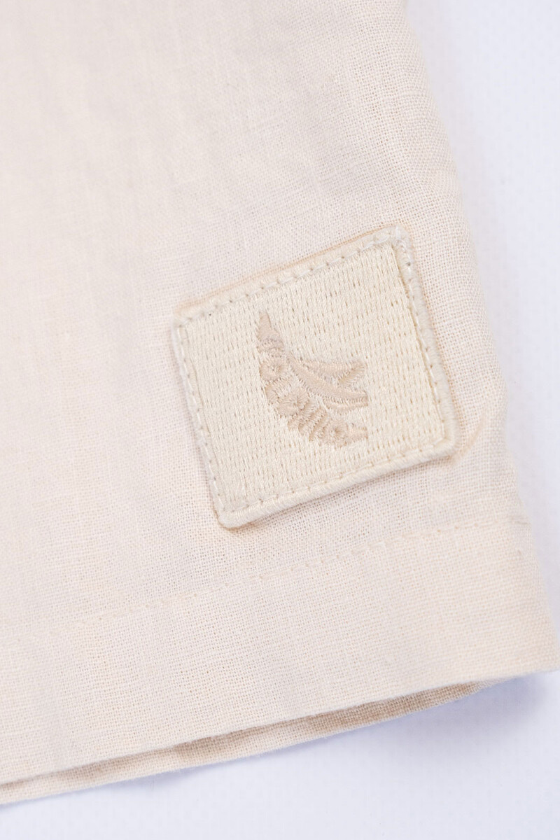 CAMP-COLLAR BOXY SHIRT Cream