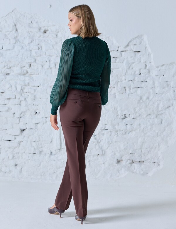 Pantalon De Vestir MARRON