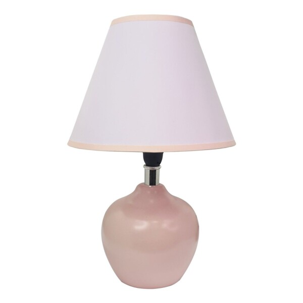 Lampara Portatil Mesa Ceramica Escritorio Luz Calidad Color Variante Rosa