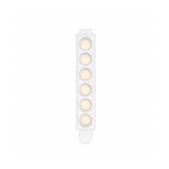 Lum. Led rect p/riel magnético bco 6W 3tonos 24° ZU0553X