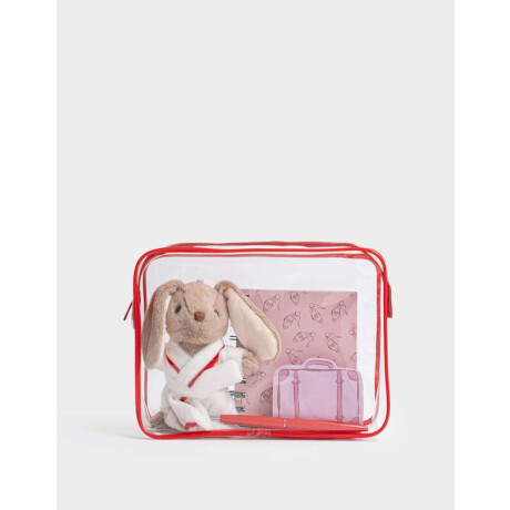 Set De Librería En Pouch Rojo Medio