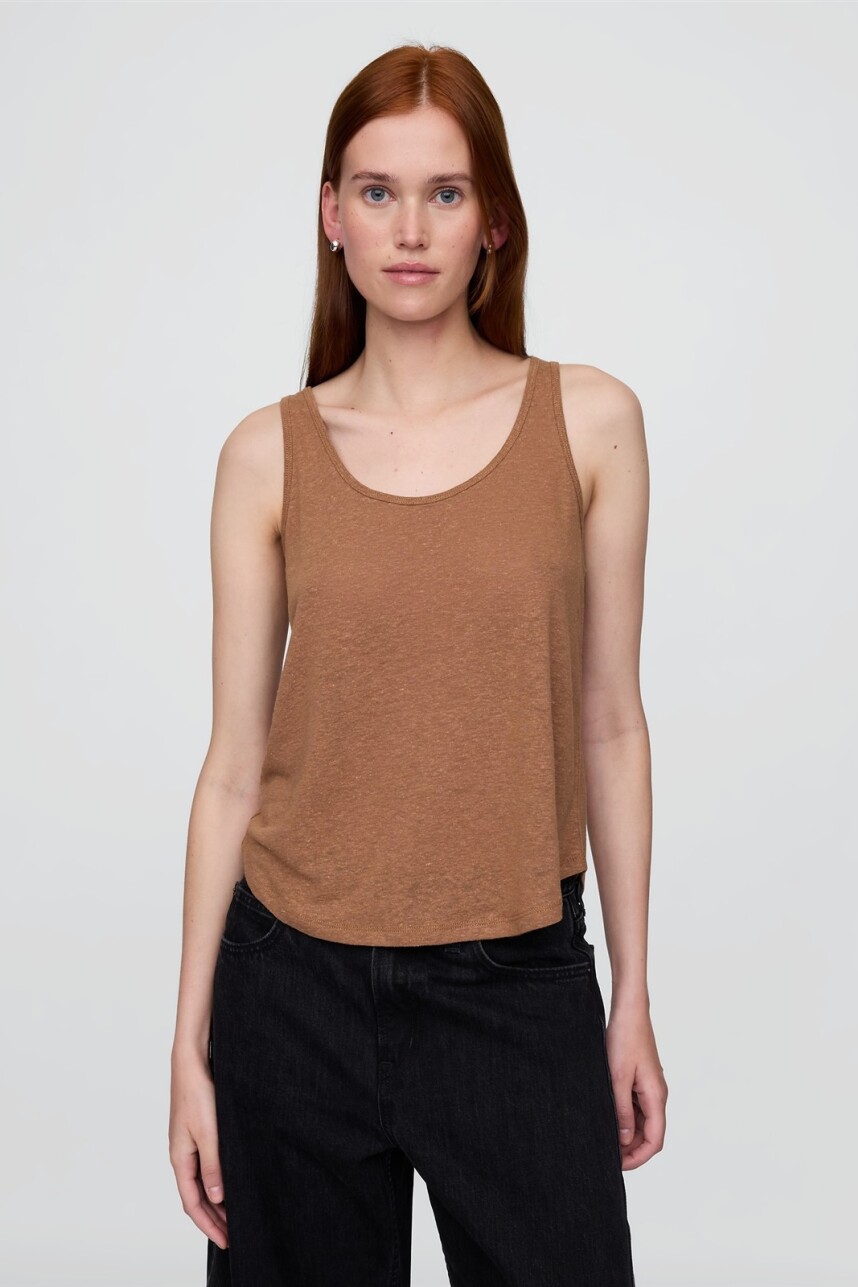 Musculosa De Lino Mujer Rawhide 18-1137 Tcx