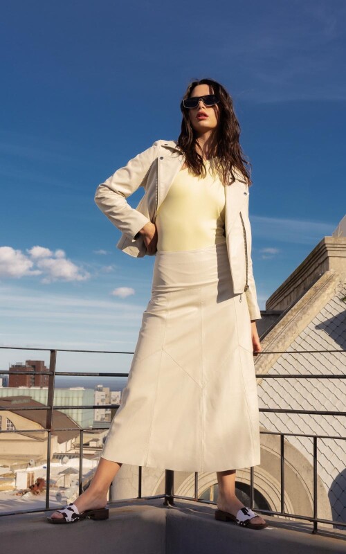 Falda Malta Off White