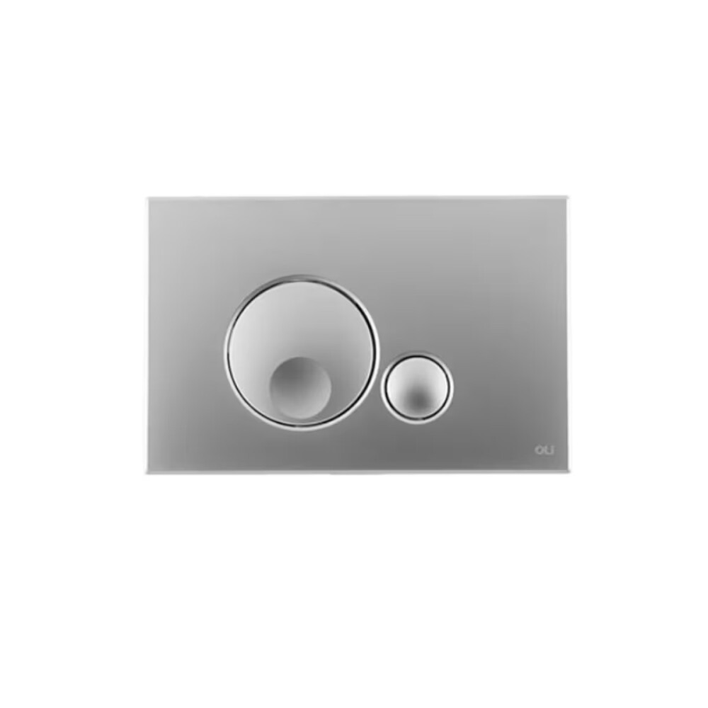 Placa pulsadora Oli Globe Cromo mate Placa Pulsadora Oli Globe Cromo Mate