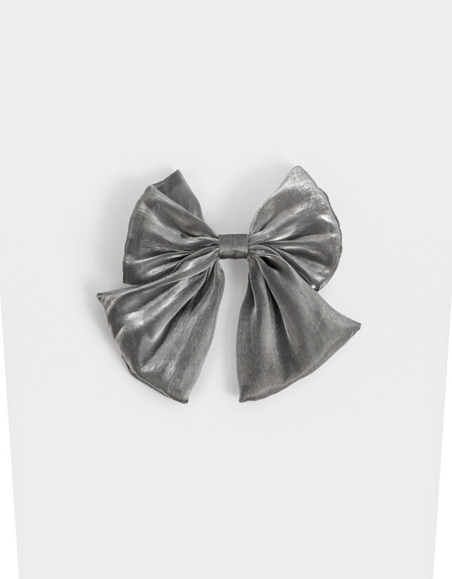Hebillas Francesas Con moño Hebilla Francesa Con Moño - Plateado Hematite