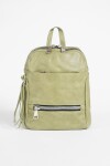 Mochila cierre metallic verde