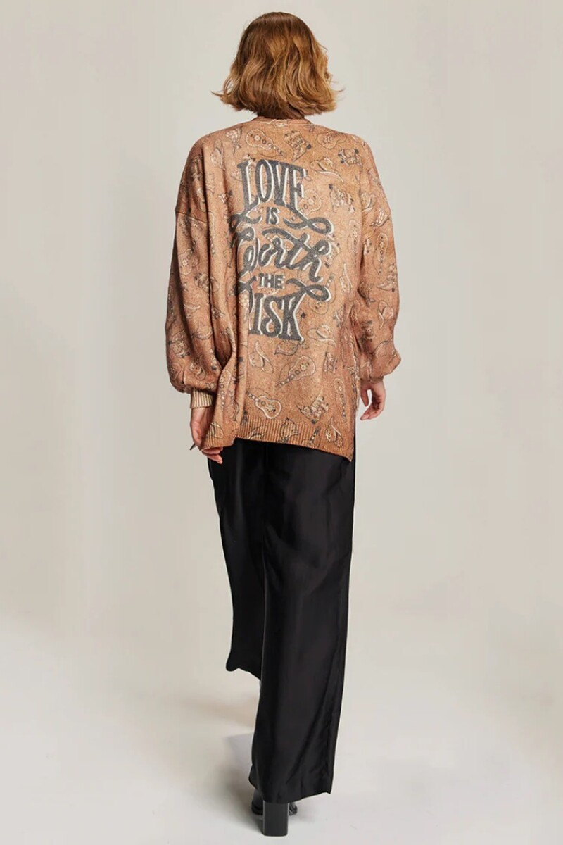 CARDIGAN LIV LONG Estampado