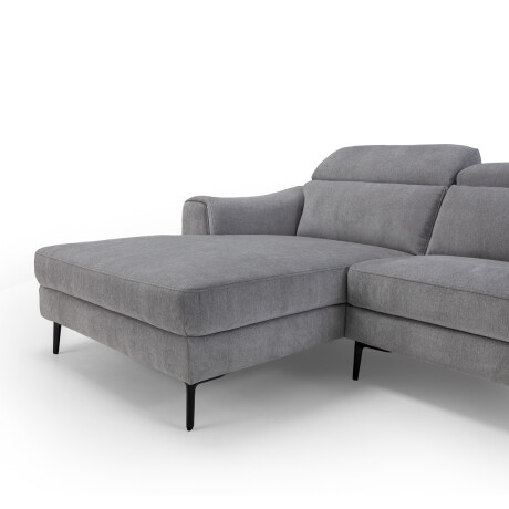 Rinconera Luke - Tela Microfibra - Chaise Izquierda 6686-7 Gris