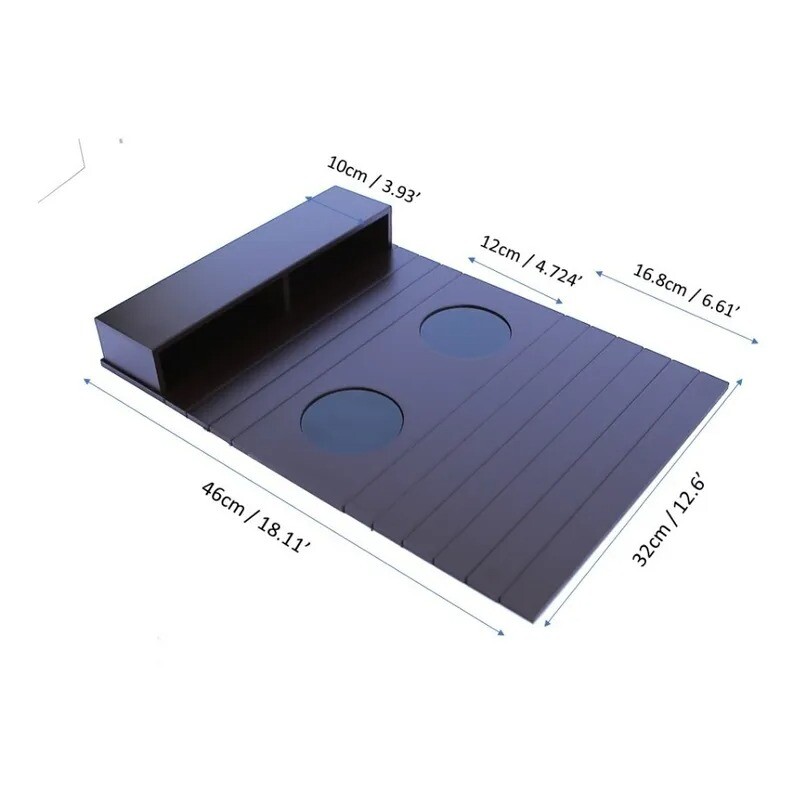 BANDEJA PARA SOFA - CON PORTA CONTROL - TABACO BANDEJA PARA SOFA - CON PORTA CONTROL - TABACO