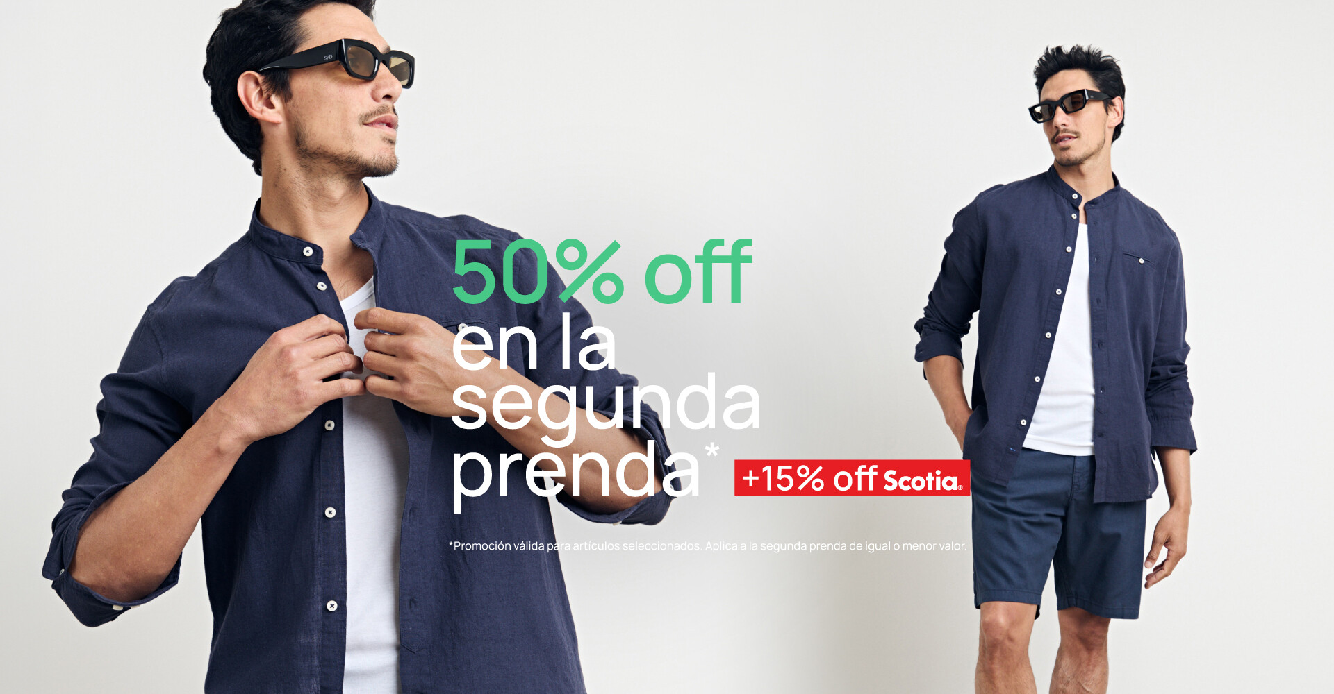 Segunda al 50% OFF