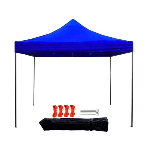Gazebo Plegable 3x3 M Auto armable Toldo Playa Jardin Carpa Tela 600d IMBACK Color Azul Gazebo Plegable 3x3 M Auto armable Toldo Playa Jardin Carpa Tela 600d IMBACK Color Azul