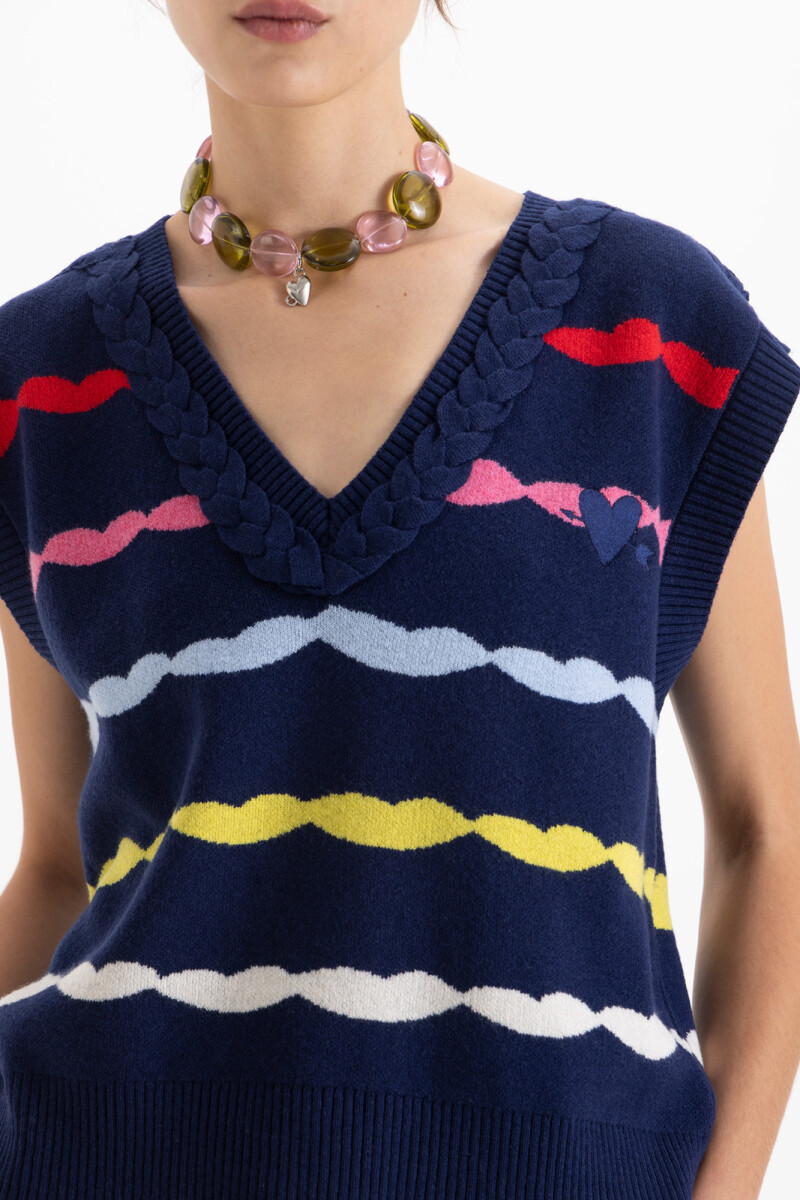 CHALECO BACIO Azul Marino