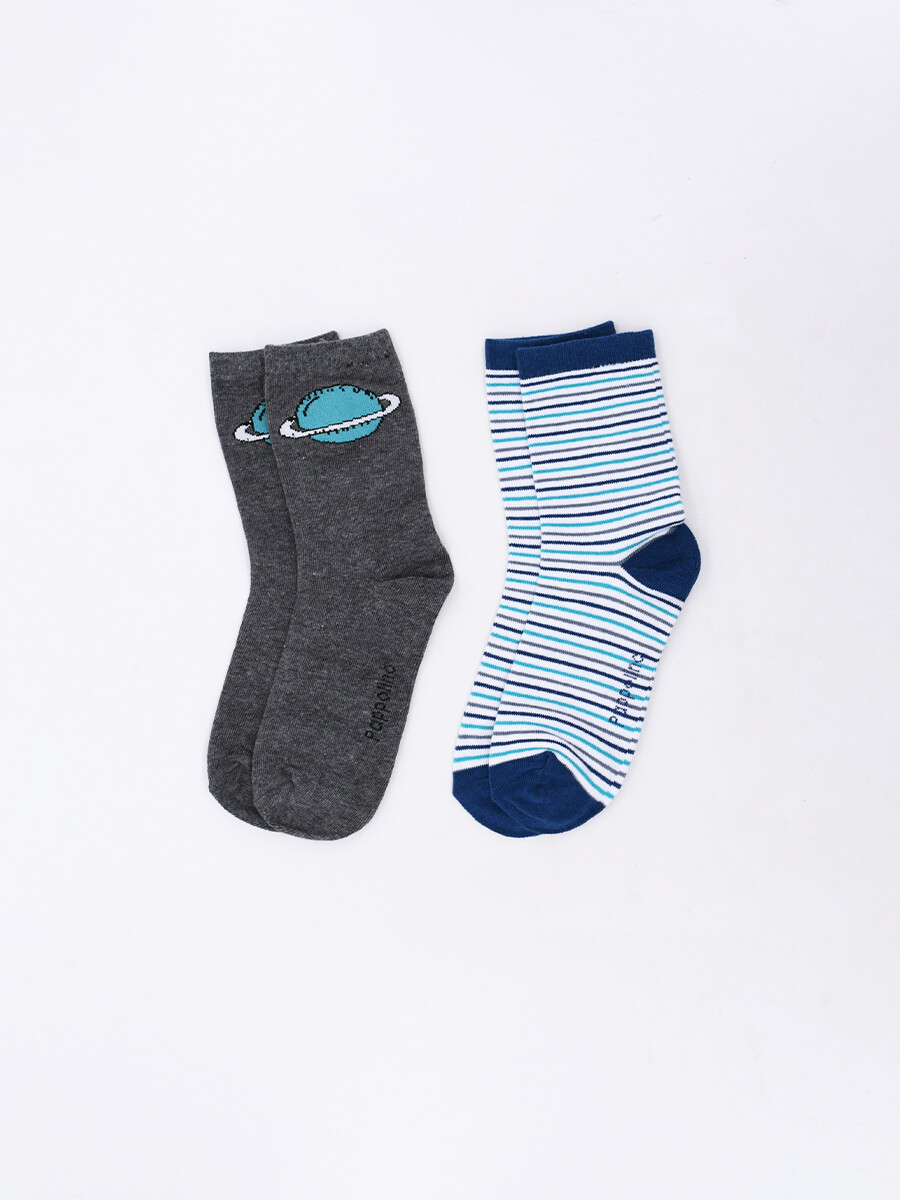 MEDIAS INFANTILES PACK X2 - ESTAMPADO 4 