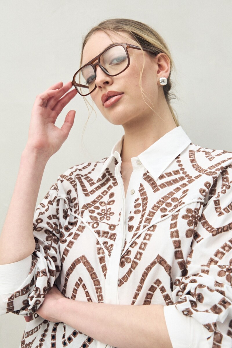 CAMISA LIVO Chocolate