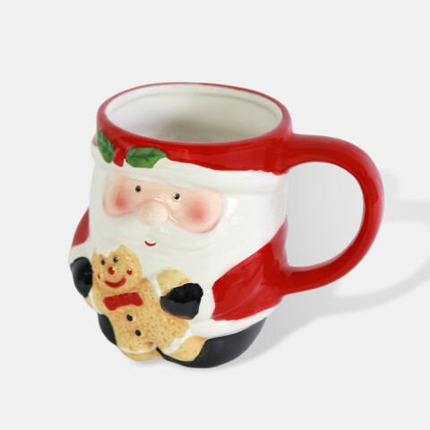 TAZA CERAMICA DIS SANTA 12.5X8.5X10CM Unica
