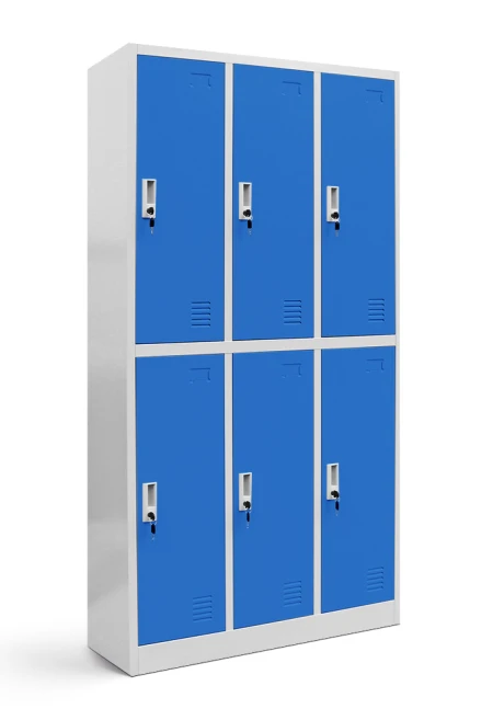 Guardabultos Locker Metálicos De 6 Puertas Guardarropas Guardabultos Locker Metálicos De 6 Puertas Guardarropas