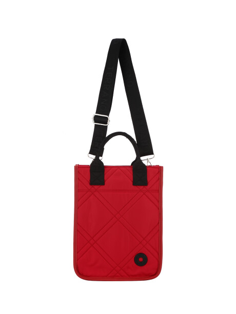 Bolso Matero Capitoneado Rojo