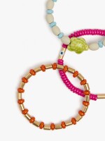 Conjunto De Pulseras Bandana Bay multicolor