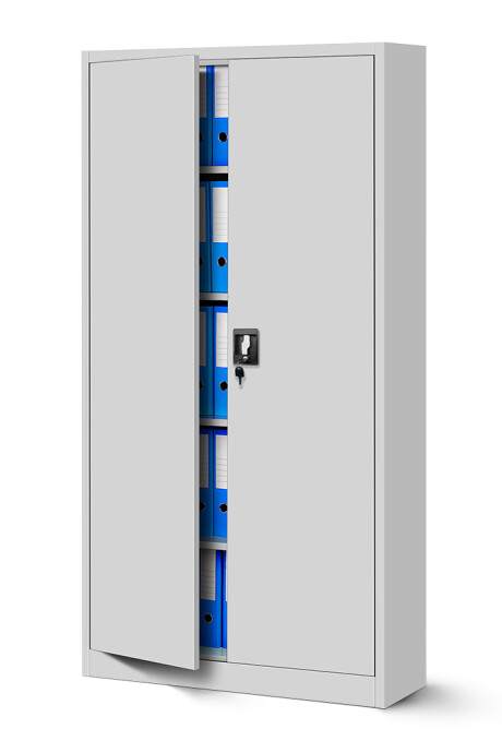 Armario Archivador Metálico 4 Estantes 1.90 Puerta Y Llave Armario Archivador Metálico 4 Estantes 1.90 Puerta Y Llave