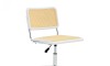Silla de Escritorio Simil Rattan Blanco