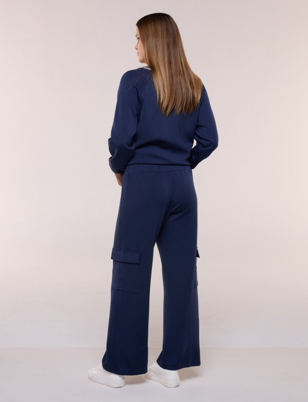 Jogger Recto Cargo AZUL