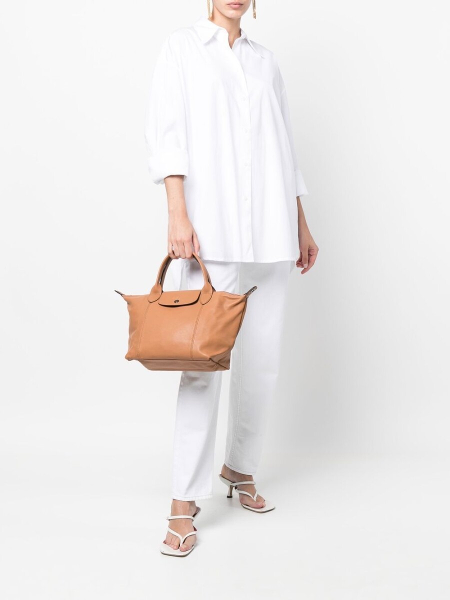 Longchamp -SHOULDER BAG LE PLIAGE CUIR S 