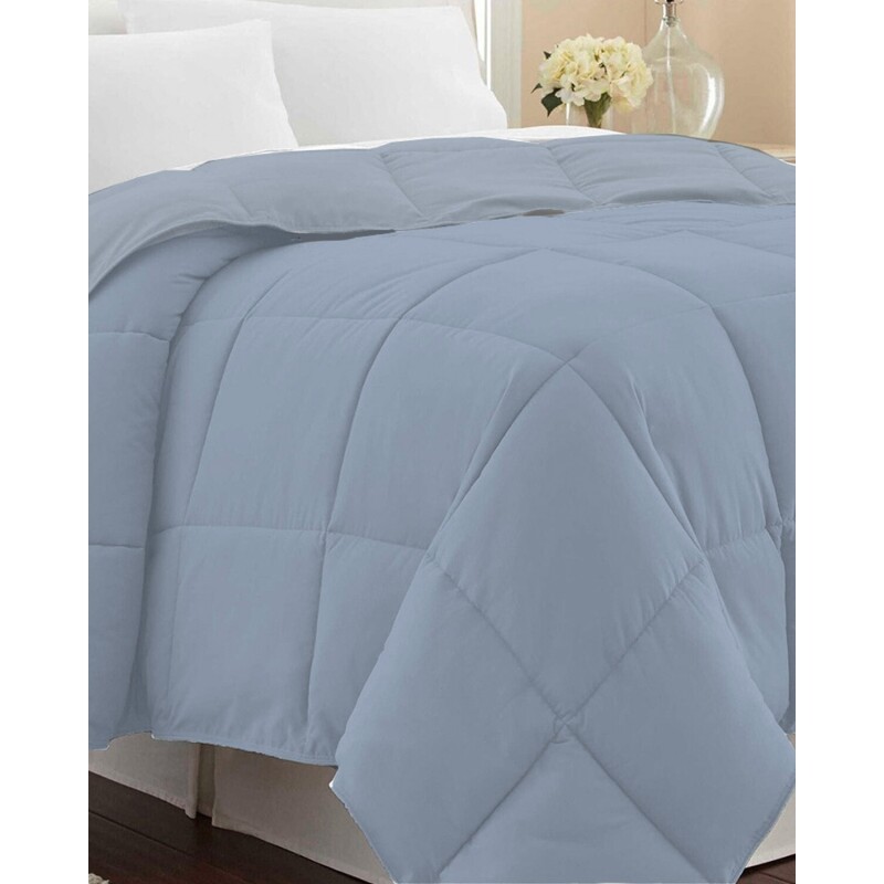 Acolchado de plumas Dohler Home Class 220x240cm Índigo Liso