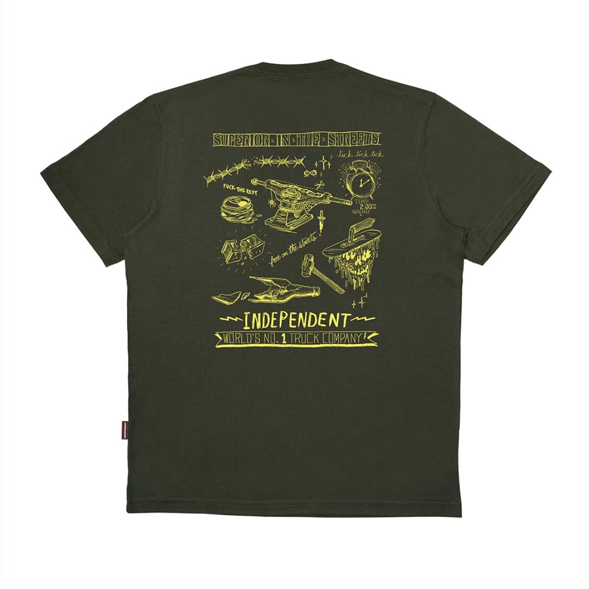 Remera Independent Bratrud Notebook SS - Verde 