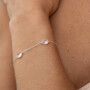 Pulsera Karvik Cuarzo Rosado Plata 925 0