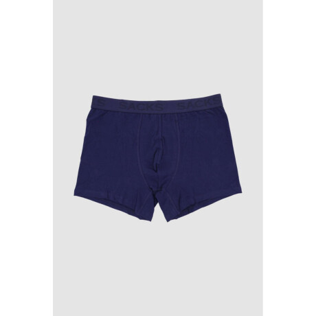 Boxer corto de algodón elastano Azul piedra