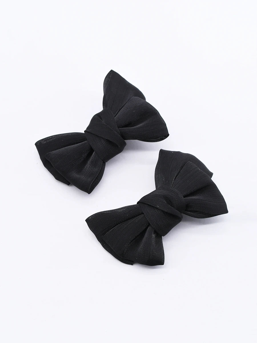 BROCHE MOÑAS SET X 2 - NEGRO 
