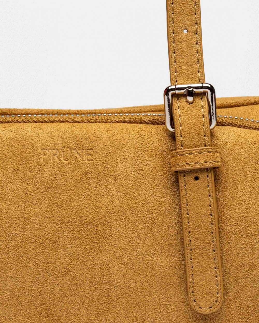 Cartera al hombro Lagoon en efecto gamuza Sand