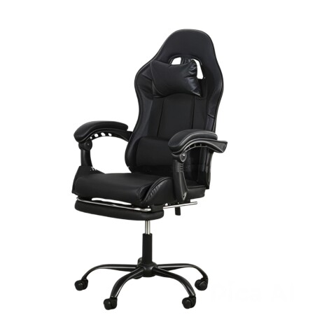 Silla Gamer Xtreme Level Con Posapies Negro Silla Gamer Xtreme Level Con Posapies Negro