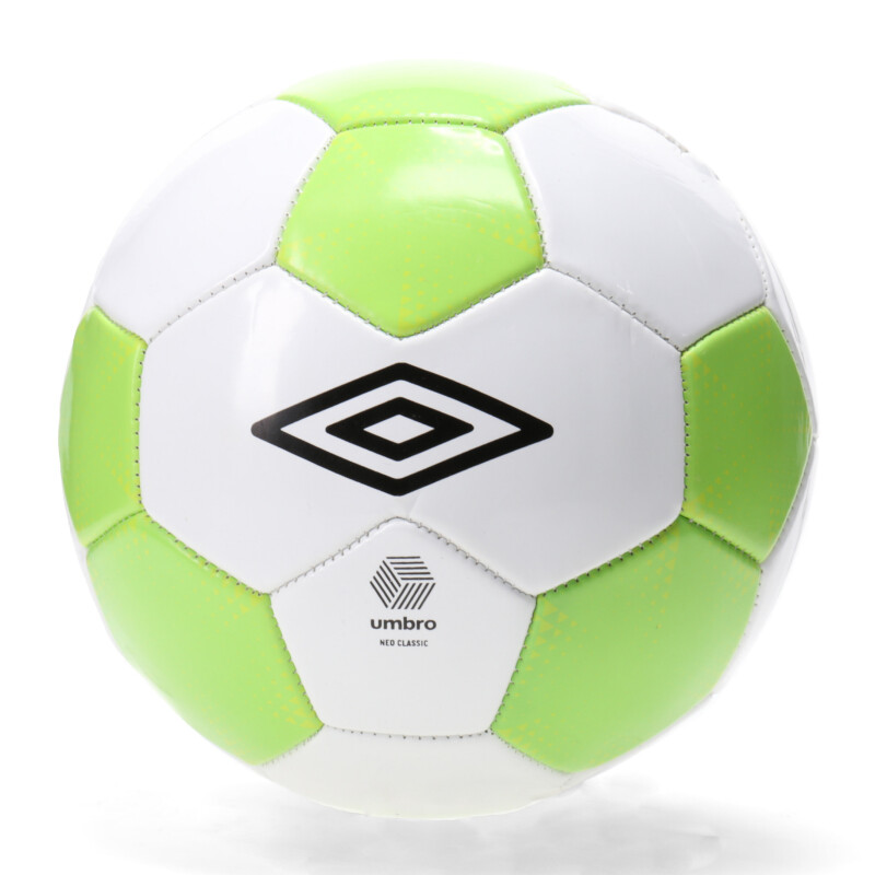 Pelota Umbro Classic Blanco - Negro - Amarillo Lima