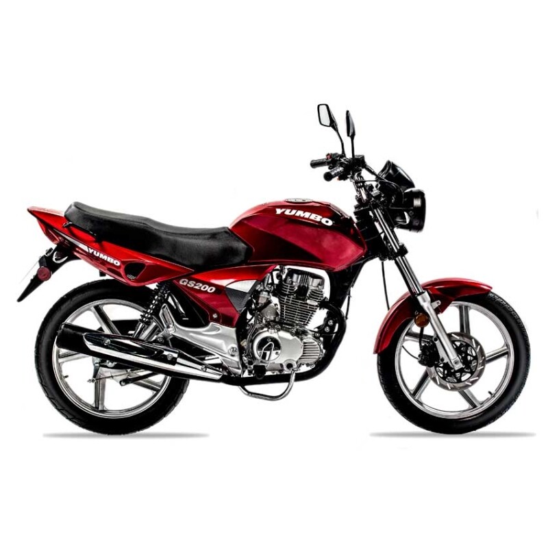 Moto Yumbo Calle Gs200 Iii Led Llanta Aleacion Rojo