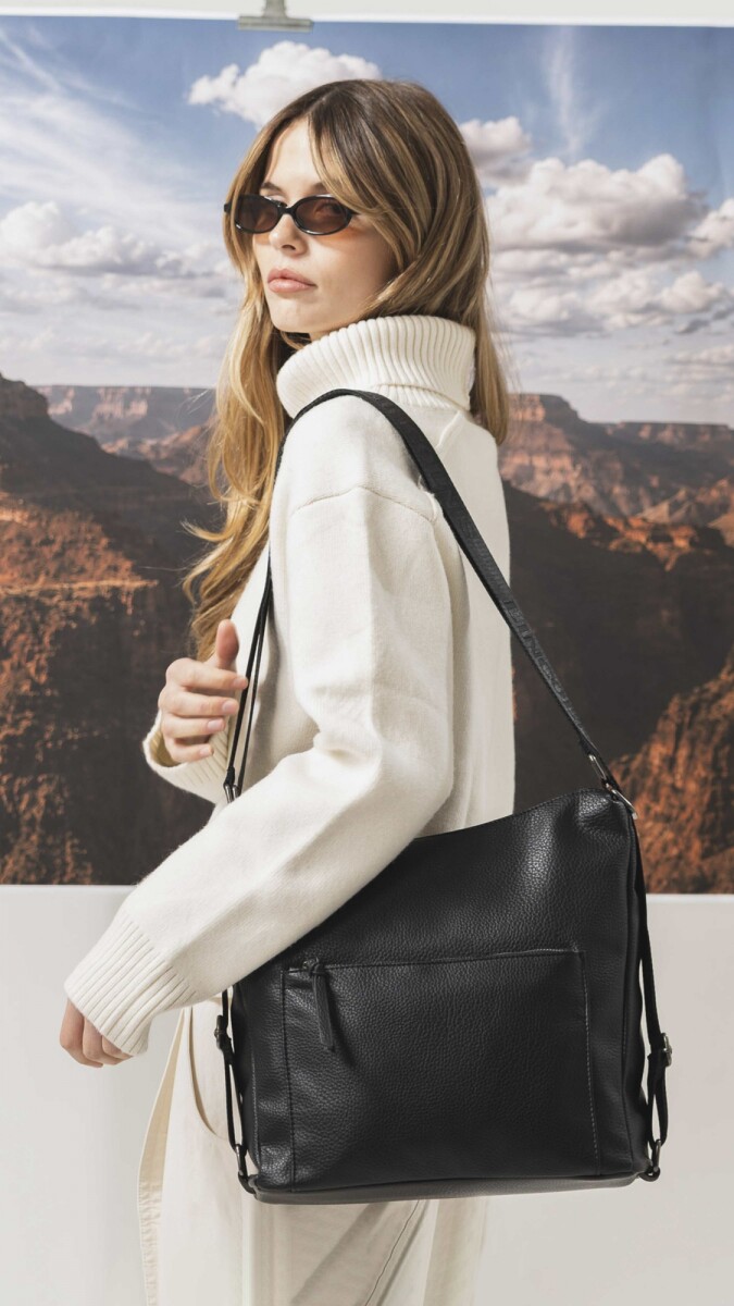 CARTERA MOCHILA KELLY - NEGRO 